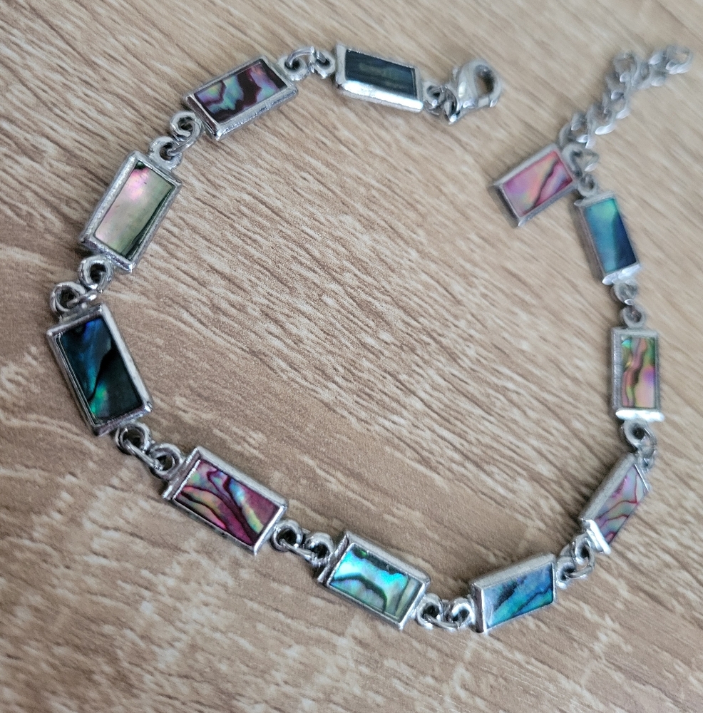 Vintage Abalone Shell Bracelet